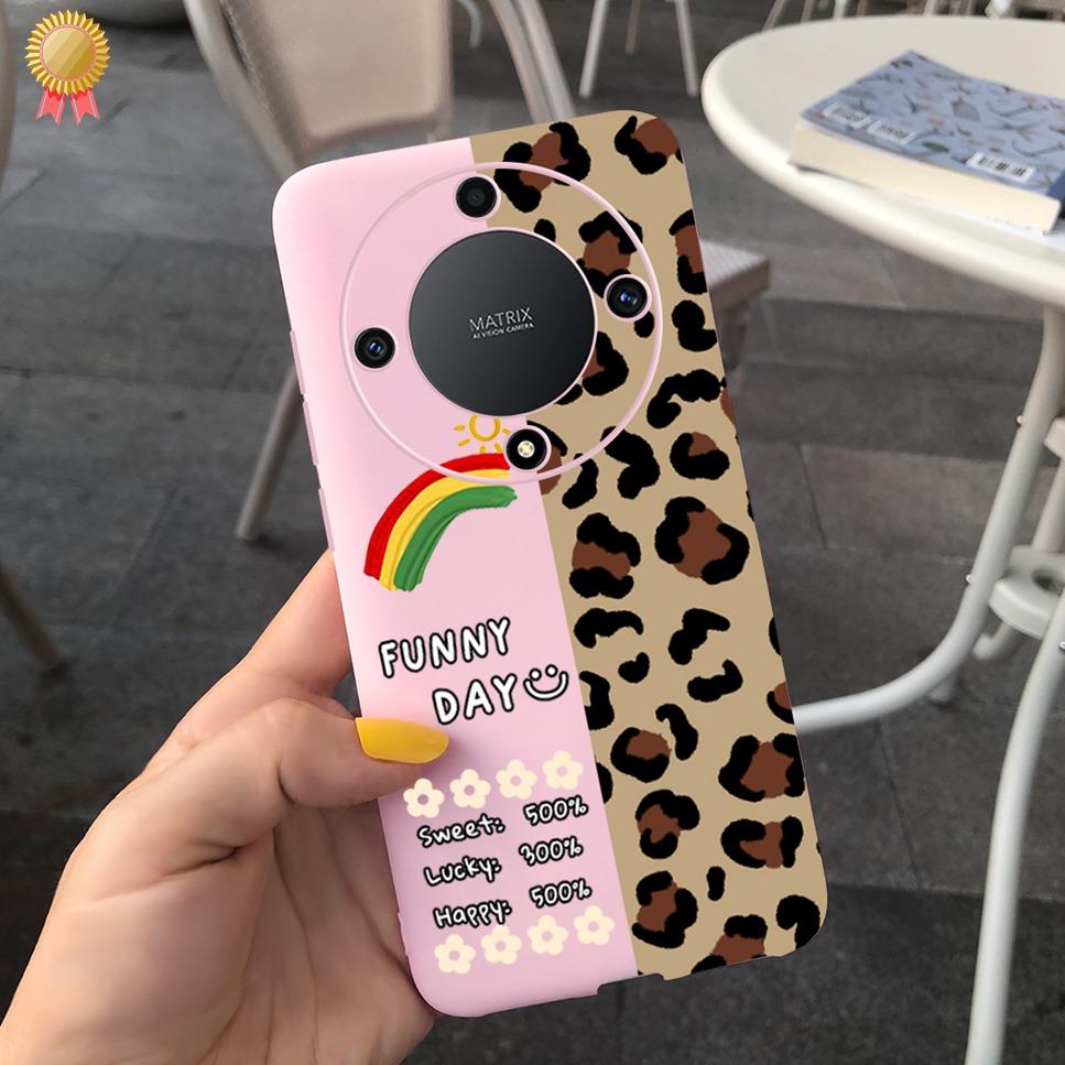 Luxury Case For Honor X9a Soft TPU Capa COOL New Cute Animal Painted Back Coque For Honor X9a X8A X7A 9XA 8XA 7XA  Bumper Bags