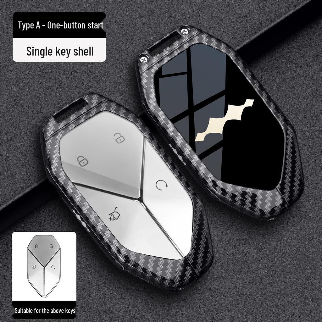 Equation Leopard 8/5 Key Case: Premium Metal Carbon Fiber Full-Coverage Shell for Models 25/26