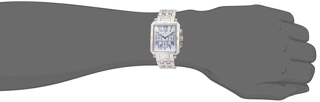 Watch Chronograph Roman Index Regular Imported Product [Salvatore Mara] SM17117-SSWHBL Men's