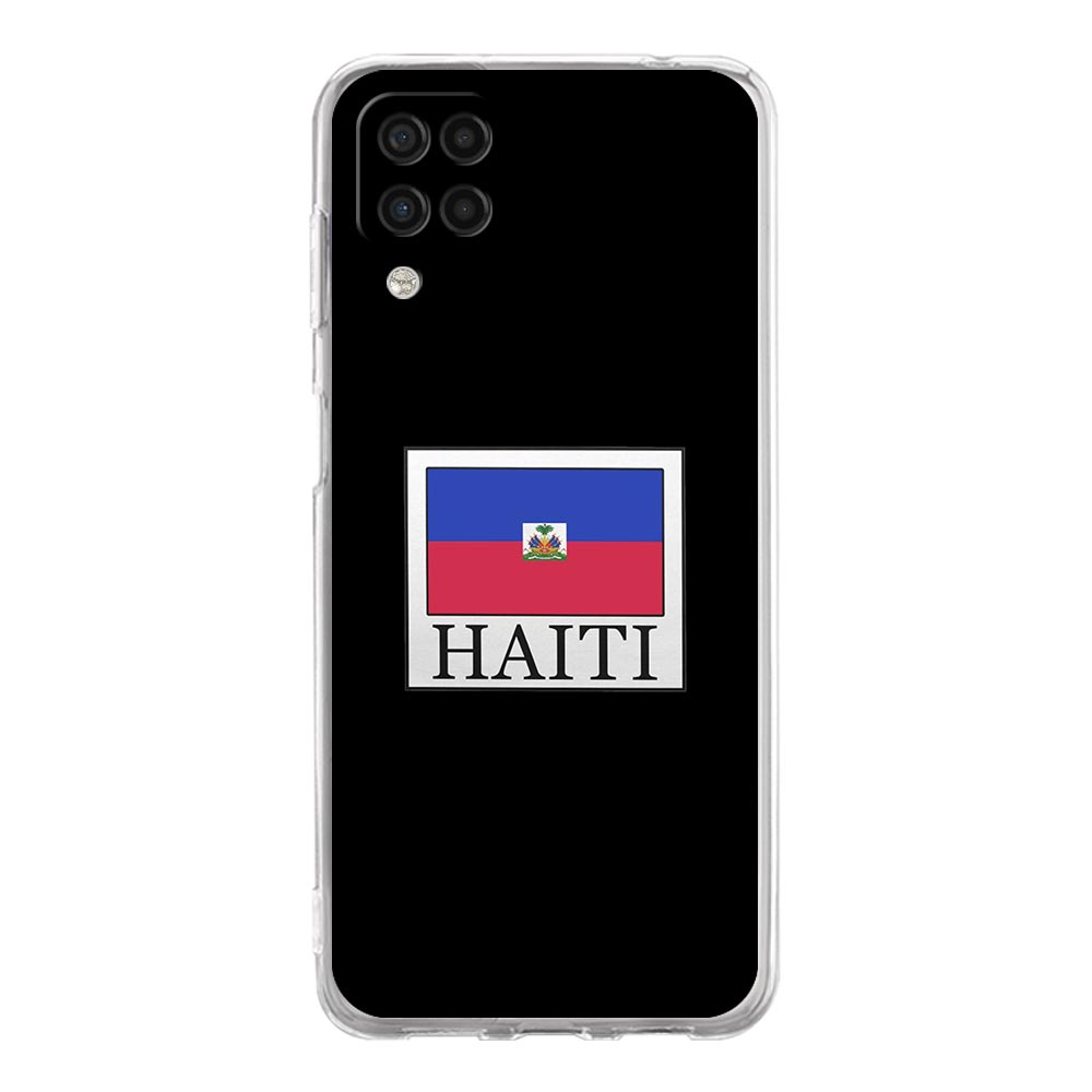 Phone Case For Samsung A54 A52 A50 A70 A10 A30 A40 A20S A20E A02S A12 A14 A22 A24 A42 A34 A32 5G A04s Cover Shipping Haiti Flag