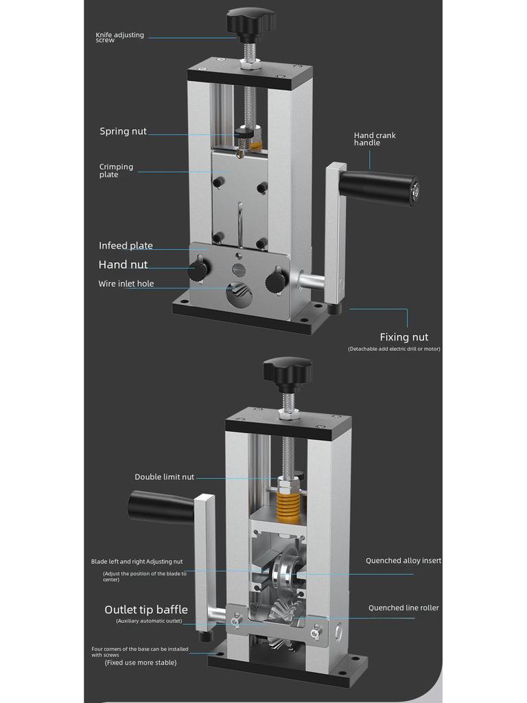 Electric Copper Wire Stripper for Scrap Wires and Cables