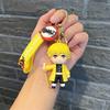 Trendy Demon Slayer Keychains: Cool Nezuko, Kyoujurou, Tanjiro Bag Pendant for Men & Women