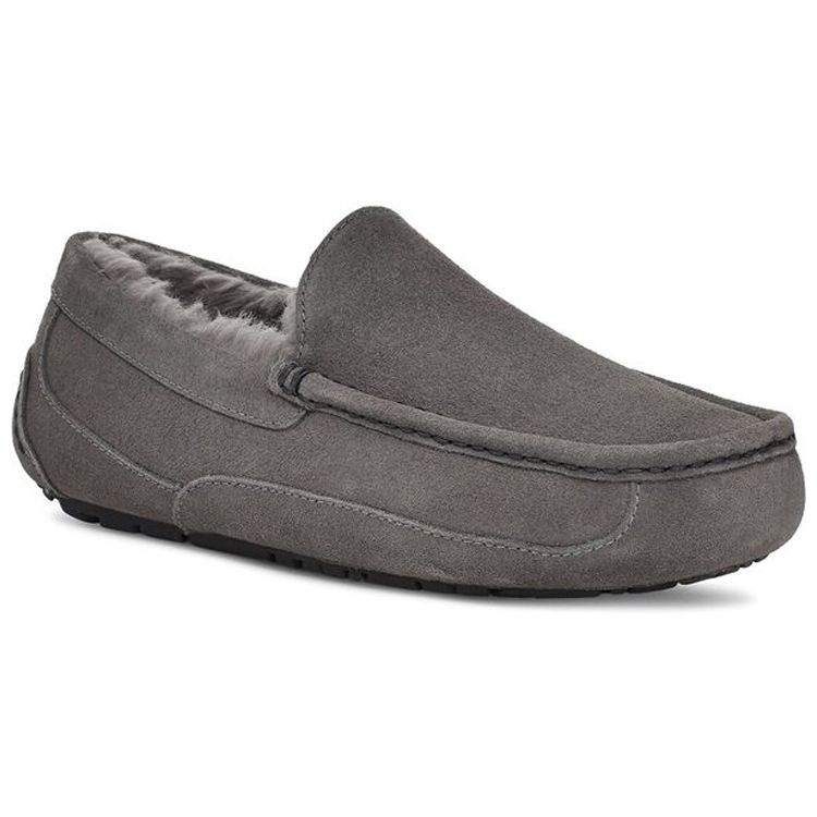 UGG Zapatos Casuales Bajos Planos Zapatos de Hombre Gris 1115149-GRIS