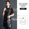 Customizable Beautyer`s Apron Perfessional Barber Waterproof Leather Work Apron For Hairdresser Man/Women With Pocket Tablier