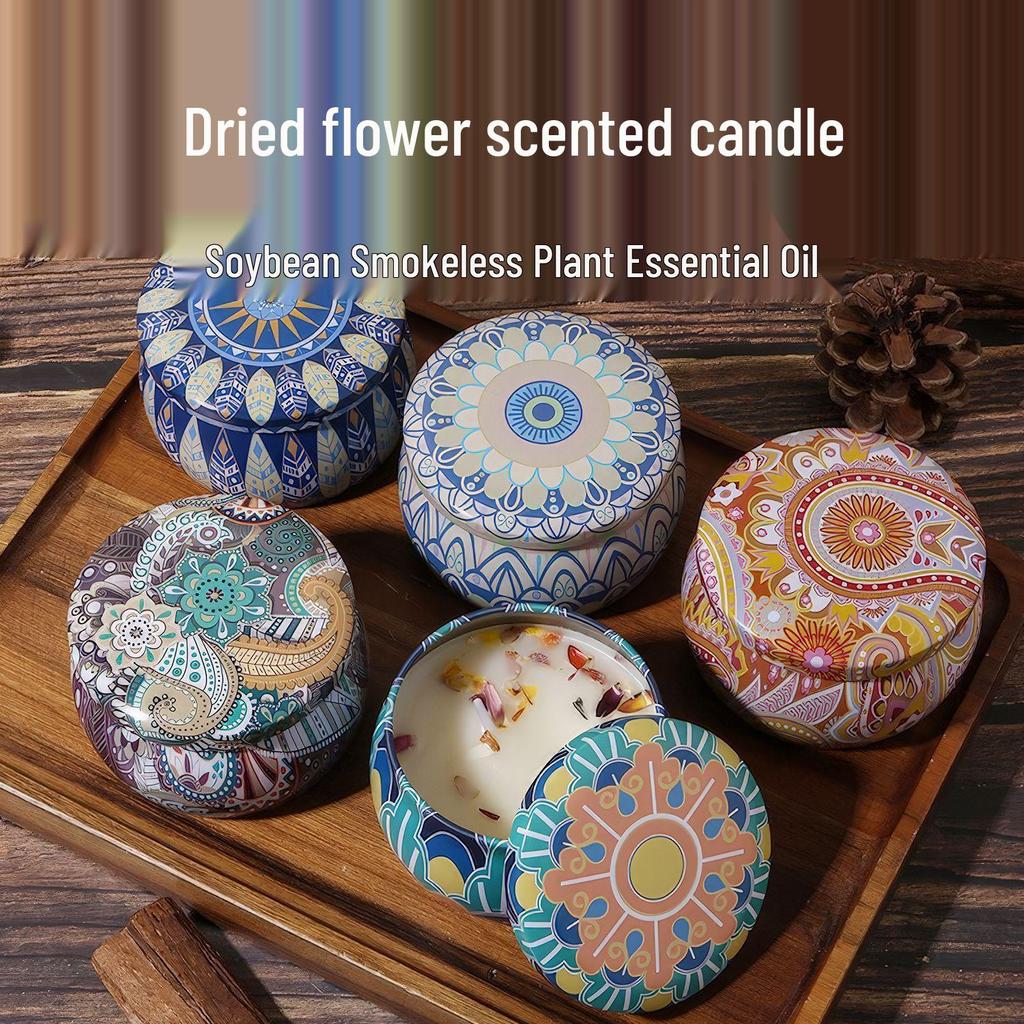 Chinese Aromatherapy Candle: Bedroom Fragrance & Festive Gift