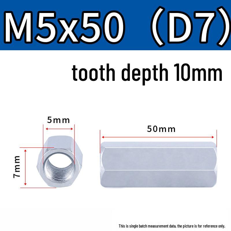 Aluminum Alloy Hexagonal Double-Head Threaded Spacer M2/3x4.5/6