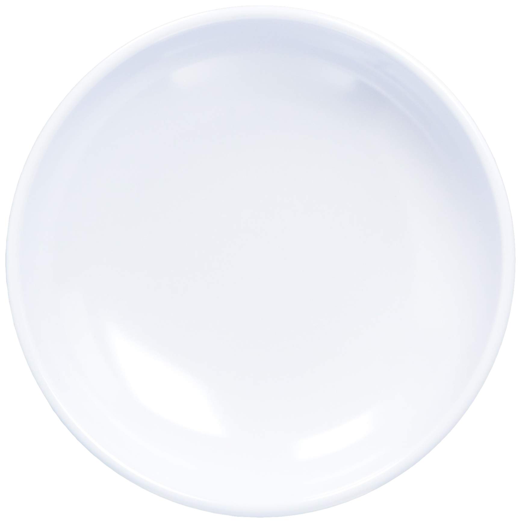 Nagao Unbreakable White Pickle Round Made in 73 Dishware, Plate, Shape, Japan, No.
