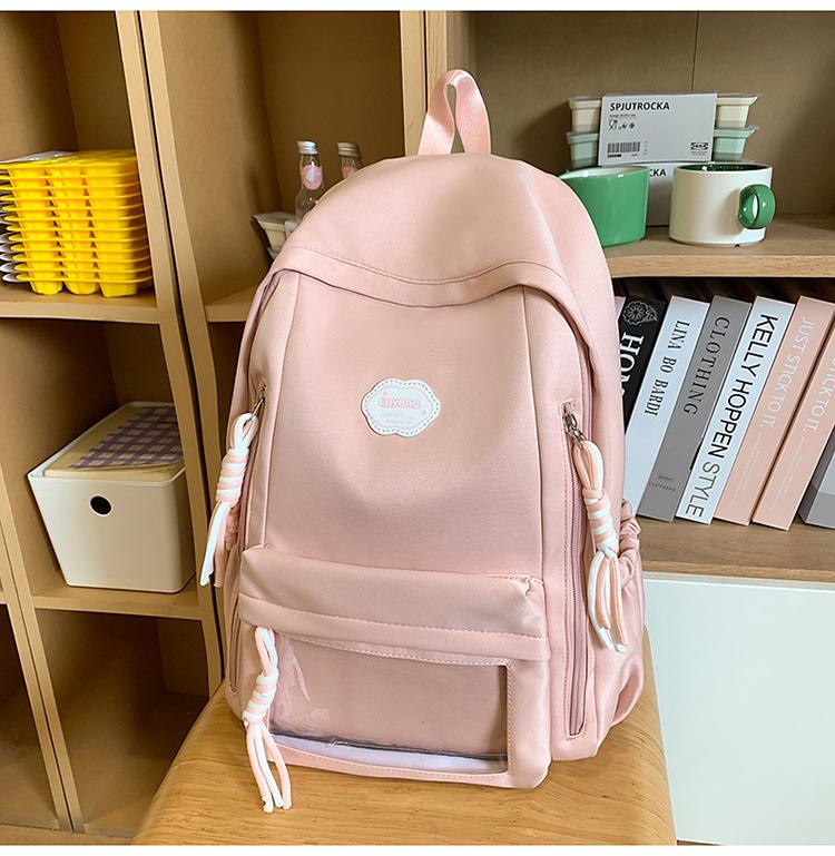 

Школьный рюкзак 2025 высокая ценность классный рюкзак прозрачный Мори сладкий