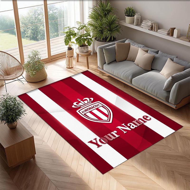 Monaco FC Printed Crystal Velvet Rug Non‑Slip Crystal Velvet Carpet For Sofa Bedroom Indoor Home Decoration