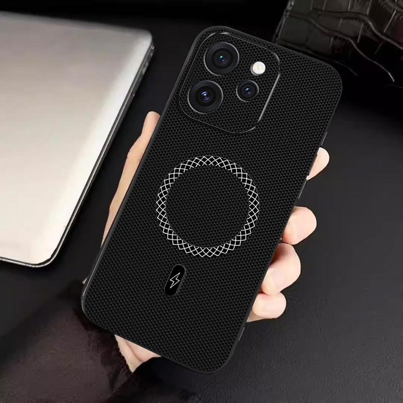 Biruiqu OPPO Reno 15 Pro New Ultra-thin Magnetic Leather Shock-absorbing Protective Phone Case