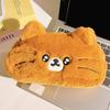 Funny Cat Plush Cat Pencil Case Kawaii Stationery Storage Bag Trendy Cat Pencil Pouch  Student Use