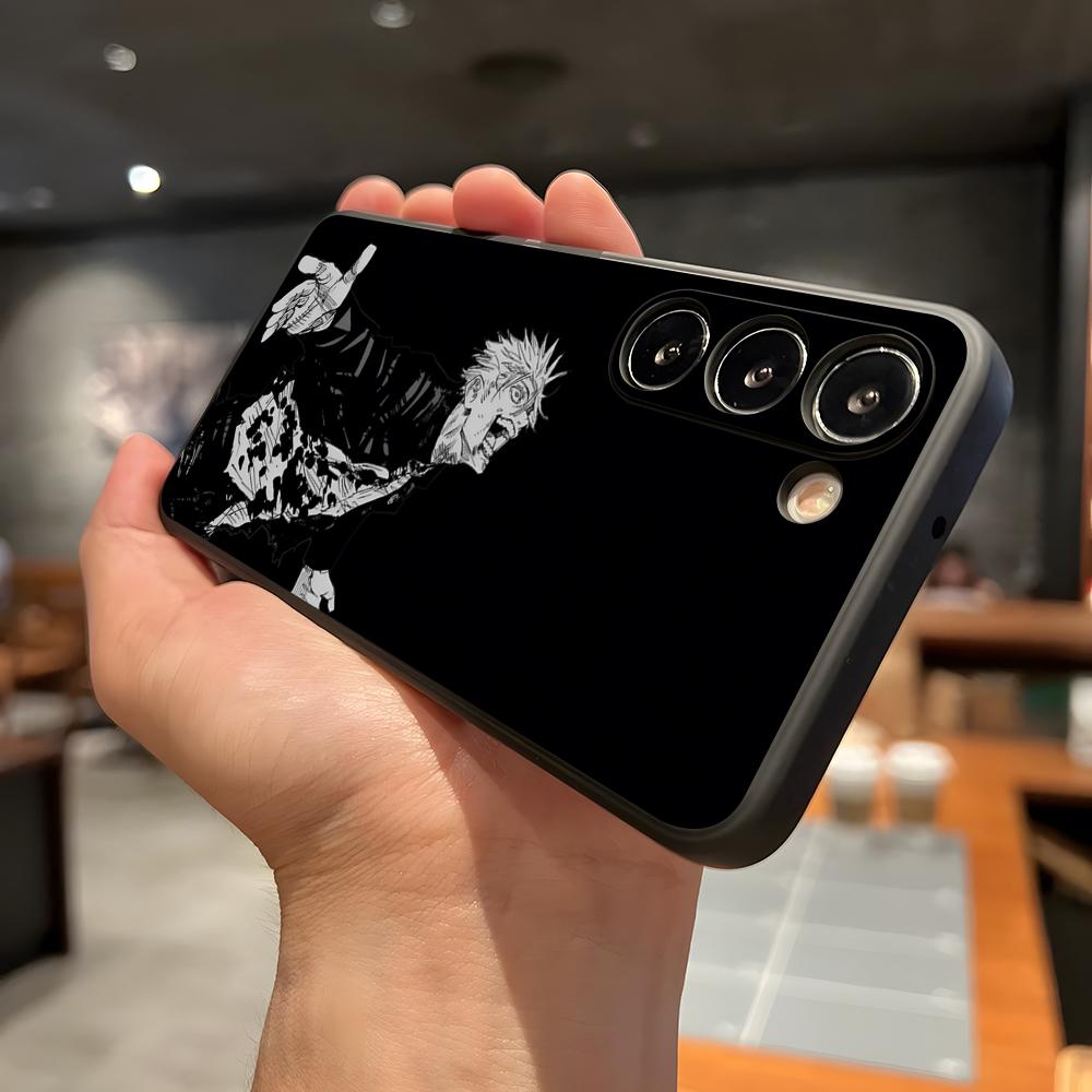 

J-Jujutsu K-Kaisen G-Gojo Phone Case For Samsung A56 A36 A26 A16 A15 A25 A35 A55 A14 A34 A24 A54 Black Soft Shell Samsung A32 4G