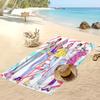 Kpop Demon Hunters Printed Beach Towel, Large Absorbent Quick Dry Towel for Summer Outdoor Swimming