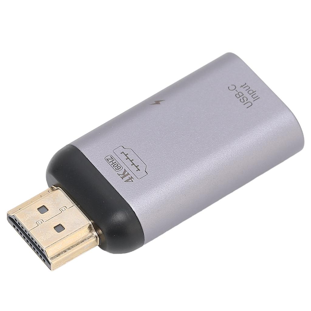 Type C Adapter HD 4K PD 100W Portable Type C Female to Male Gold Plated Adapter Docking Station(TypeC Female to High