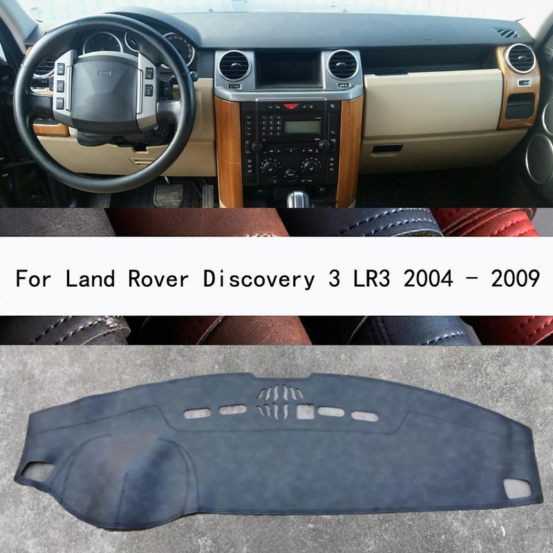 Pro Land Rover Discovery 3 LR3 2004 2005 2006 - 2009 Kožený kryt palubní desky Podložka Kobereček Podložka Stínítko Dashmat Příslušenství