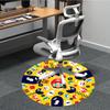 1pc Mario Characters Office Round Area Rug, Under Office Chairs Bedroom Living Room Home Decor, Room Deco, Available in Various Sizes235