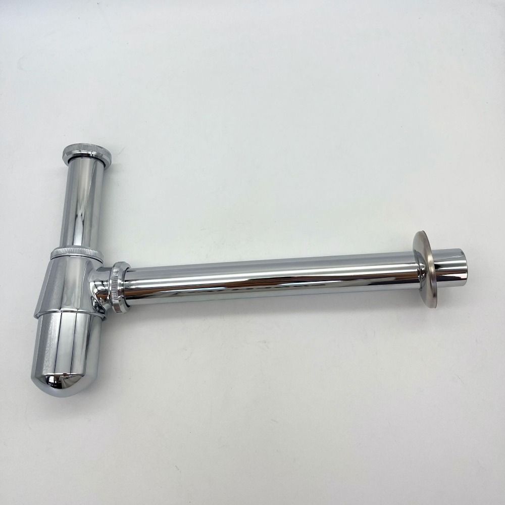 Zinc Zinc Zinc Alloy Siphon Drainer Plumbing Tube Adjustable Height Sink Waste Trap Drain Kit Outlet