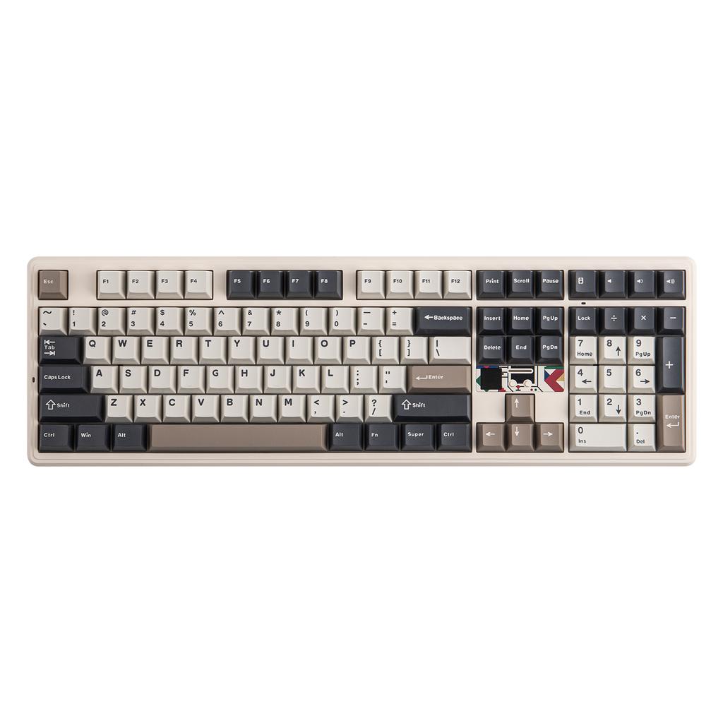 EPOMAKER X AULA F108 PRO V2 100% ANSI US Layout Tri-Mode Creamy Gasket Wireless Mechanical Keyboard with Pixel Screen & 10000mAh