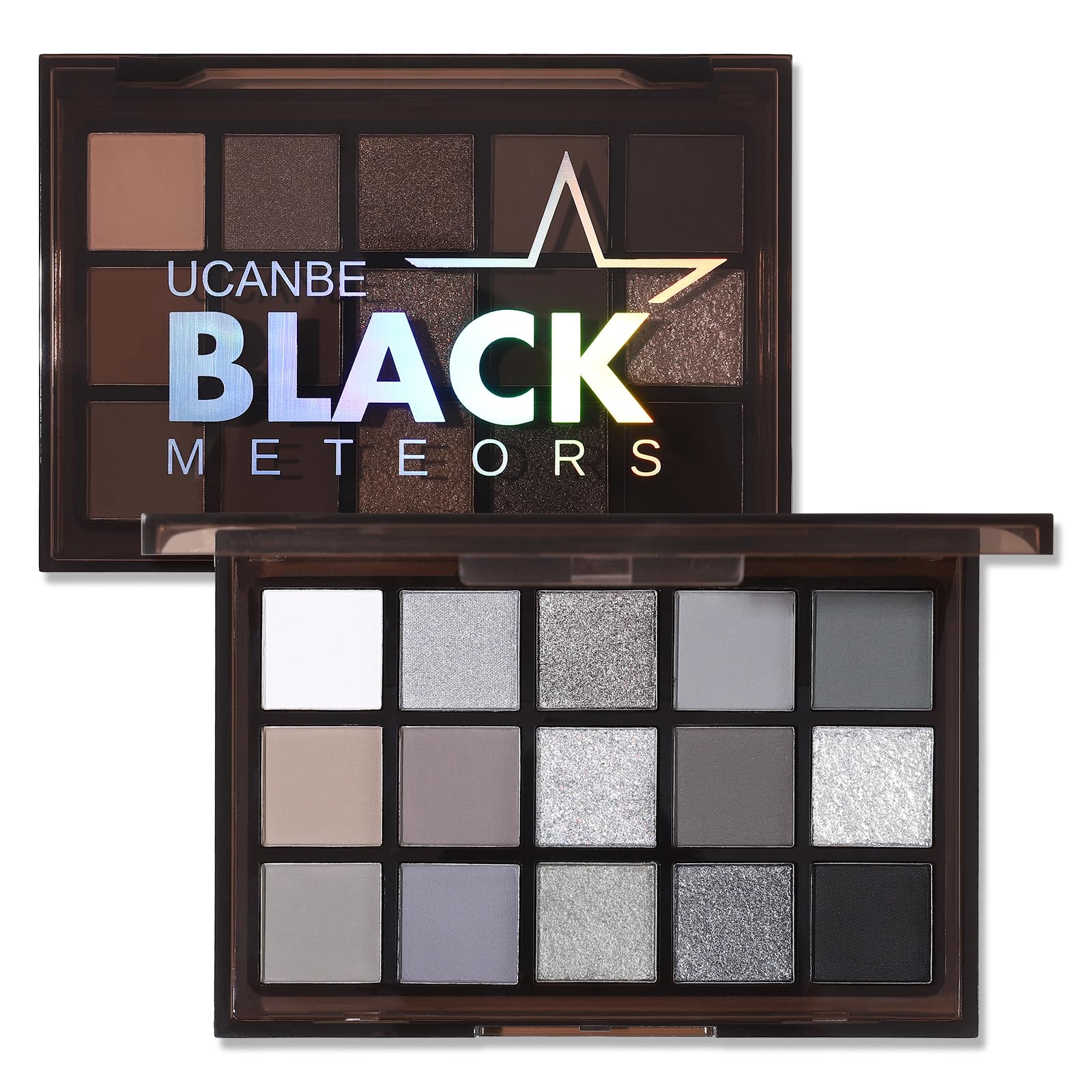 

UCANBE Eyeshadow Black Eyeshadow Gray Cosplay Black Eyeshadow Palette чёрный