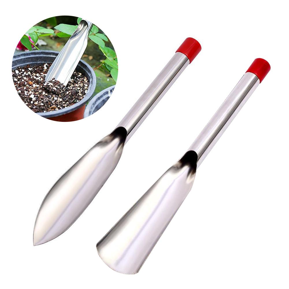 Planting Flower Potted Plant Small Spade Gardening Vegetable Shovel Steel Household Rake Remover Stainless Weeding Tool Cat T2O1