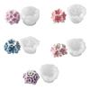 Detailed Hydrangea Designs Silicone Mould For Handmade Candle Soap And Desserts Easy To Cleaning