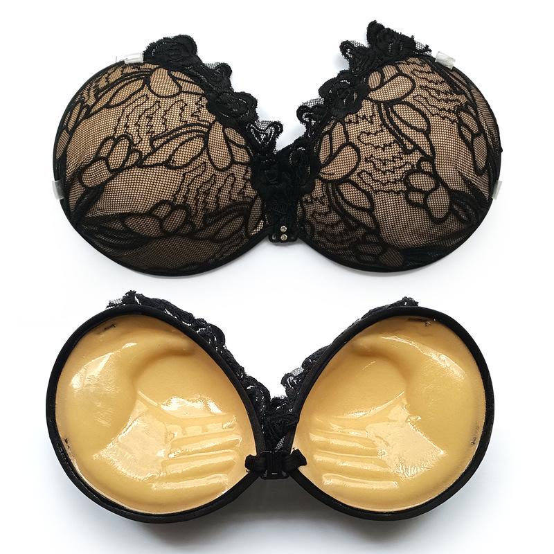 Pasties Seno in Silicone con Pizzo Ispessito e Laccetti per un Sollevamento Potenziato