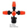 Garden Sprinkler Anti-leak Adjustable Plastic 360 Degree Rotating Water Sprinkler for Greenhouse