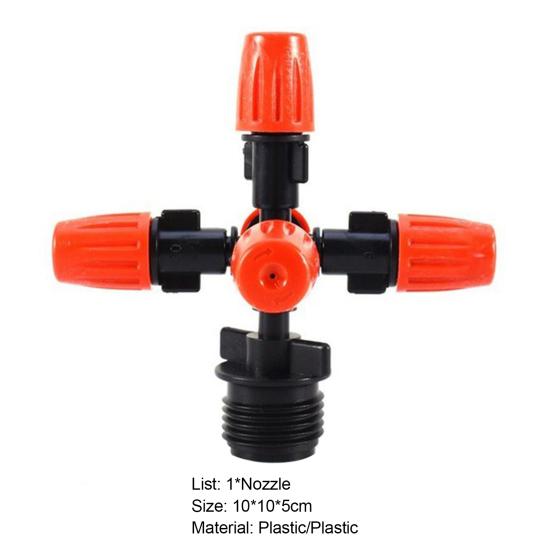 Garden Sprinkler Anti-leak Adjustable Plastic 360 Degree Rotating Water Sprinkler for Greenhouse