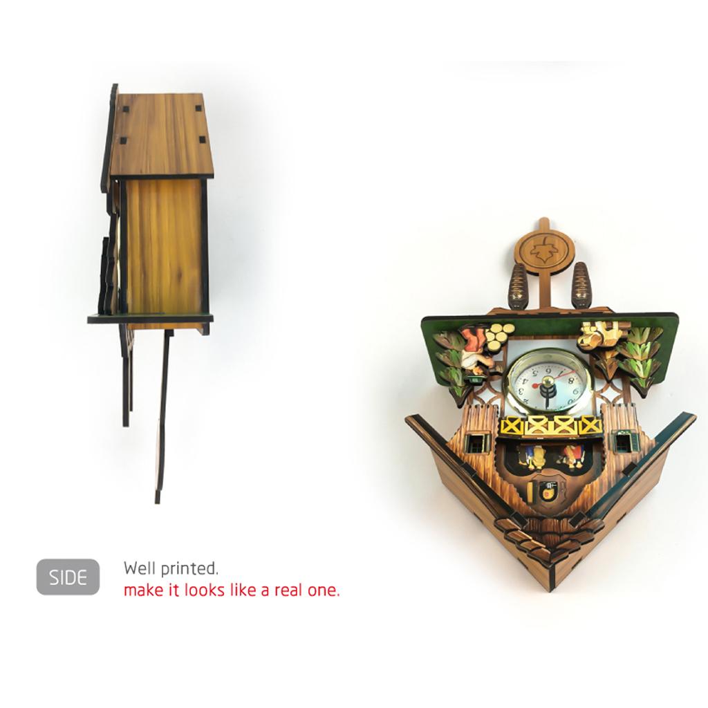 Carved Cuckoo Wall Clock Pendulum