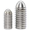 Stainless Steel M3-M6 Hex Socket Spring Plunger with Glass Ball