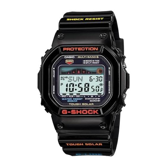 [Casio] Часы G-Shock [Оригинальный отечественный продукт] G-LIDE Radio Solar GWX-5600-1JF мужские черные