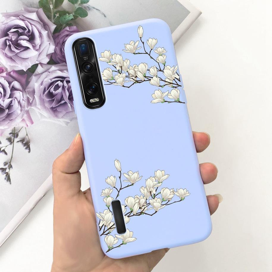 For OPPO Find X2 Pro Case Find X2 X 2 Pro CPH2025 Fashion Flower Silicone Cover Phone Cases For OPPO Find X2 Lite Neo X2Neo Capa