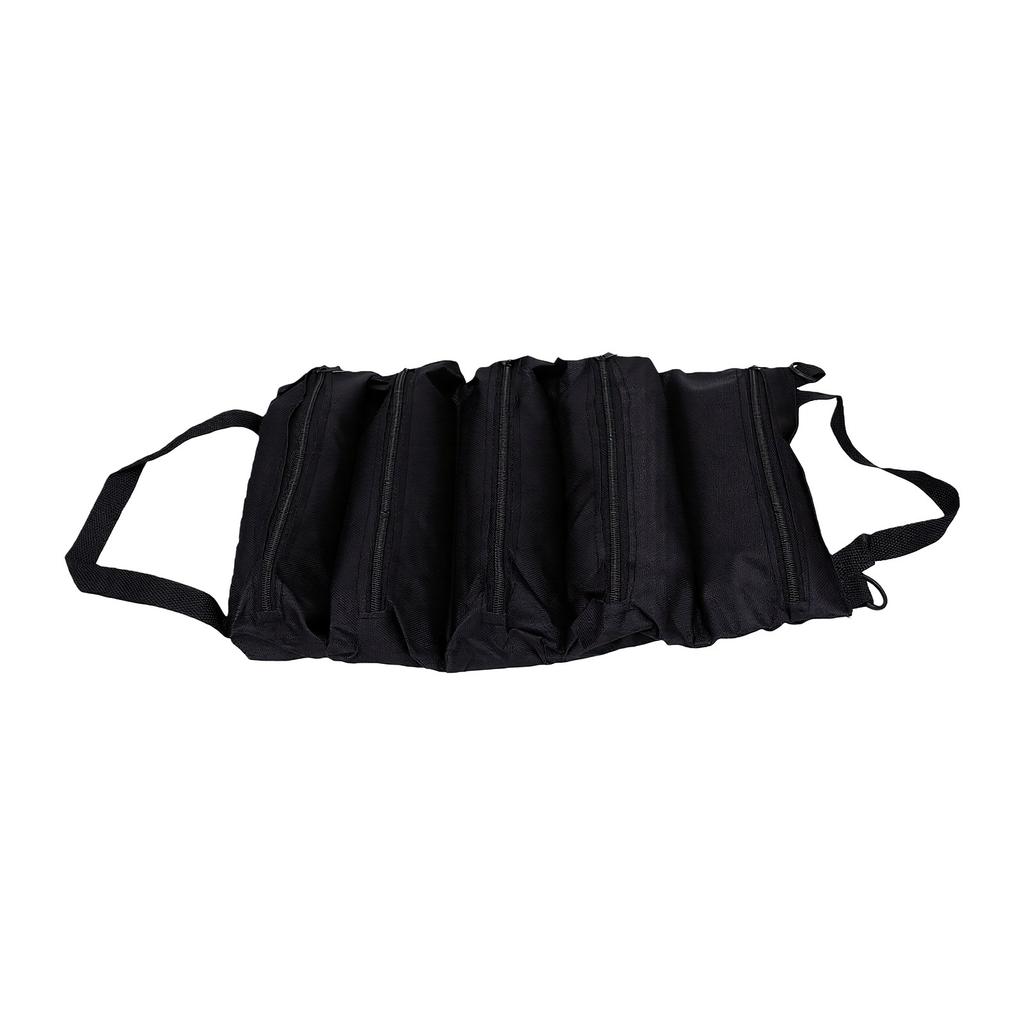 Tool Bag 600D Oxford Cloth 5 Zippered Pockets Portable Tool Pouch for Car Home Garage Storage