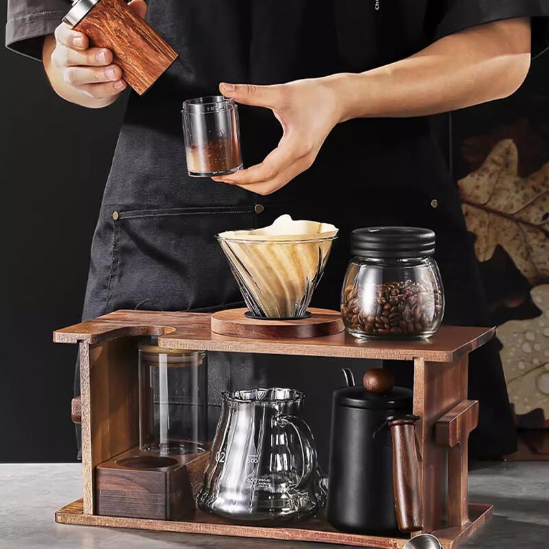 Pabei Transparent Cloud 13-Piece Hand Pour Coffee Set