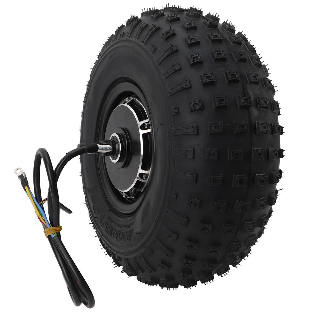 14 Zoll Bürstenloser Nabenmotor für Hall 1500 bis 3500W Hochleistungs-Gleichstrom-Radnabenmotor für Elektrisches Motorrad Roller 48v bis