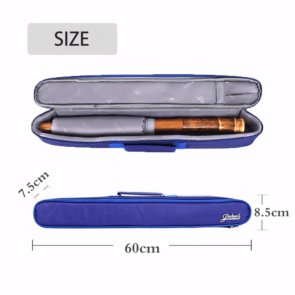 MUYIYANG Shakuhachi Case, Shakuhachi Storage Bag, Waterproof, Lightweight, Handbag, Protective Case for Shakuhachi