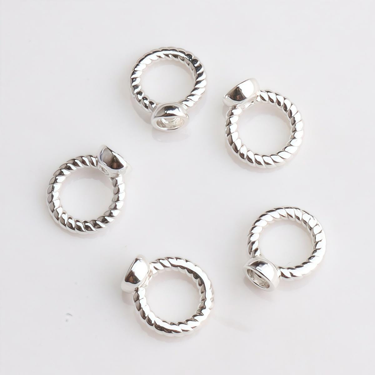 Позолоченное 14K Круглое Закрытое Кольцо-Заглушка-Соединитель для DIY Украшений, Ожерелий и Браслетов с Жемчугом