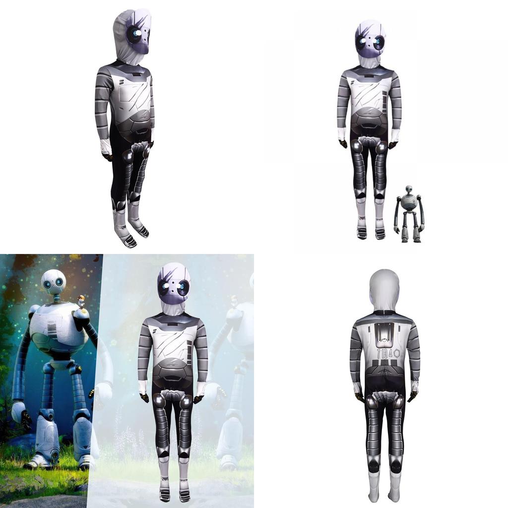 The Wild Robot Cosplay Costume For Kids Polyester Outfit For Halloween And Game Character Role Play