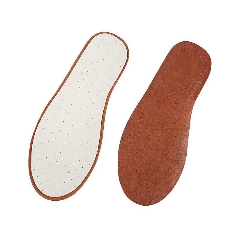 Sheepskin Latex Perforated Insoles for Men, Women, and Children - Soft, Random Colors for Running Shoes