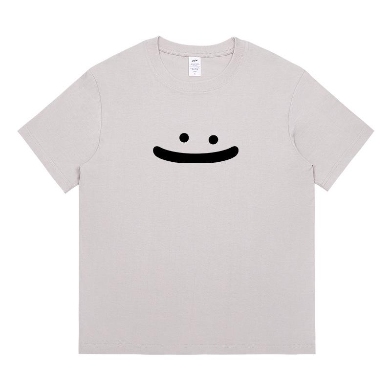 Short-sleeved Men's Summer Students Korean Version of The Casual Loose Round Neck Yankee Printing Wild Harajuku Wind Tops Trend Women