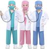 Kids Doctor Nurse Costume Set Role Play Pretend Play Preschool White Coat Outfit
