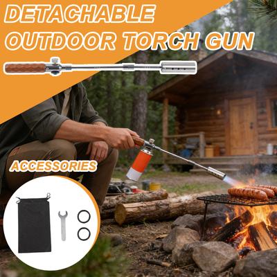 Detachable Outdoor Torch ,Grill Torch With Detachable Design, Adjustable Flamethrower Torch Burner