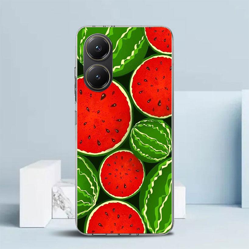 Watermelon Summer Fruit Phone Case For Xiaomi Poco F7 Ultra X5 X6 X7 Pro M7 Redmi 15C 15 13C 13 12C 12 10C 10 10A 9 9C 9A 9T Cov