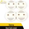 Sienna Door Lock Cover Decorative Sticker: Bright, Protective Car Accessory