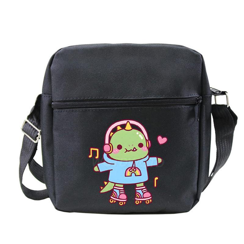 Cute printed shoulder bag casual multi-functional oblique span bag small bag student stationery bag