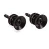 2pcs Guitar Pegs for Acoustic Electric Bass Ukulele Guitar Strap Buckle Lock Pins Metal Guitar Strap Buckle Button