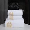 Super Absorbent Cotton Towel for Adults Embroidered Crown White Hotel Bath Towel Beach Towel Bathroom Accessories face towel