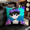 RPG Omori Cartoon pillowcase casual style decoration suitable for home decoration (excluding pillow core)