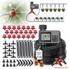 Set di Irrigazione Timer a Pulsante LCD da Giardino 30-5m 0-80L/H Ugello Rotante Regolabile Display Intelligente Sistema di Irrigazione Automatico