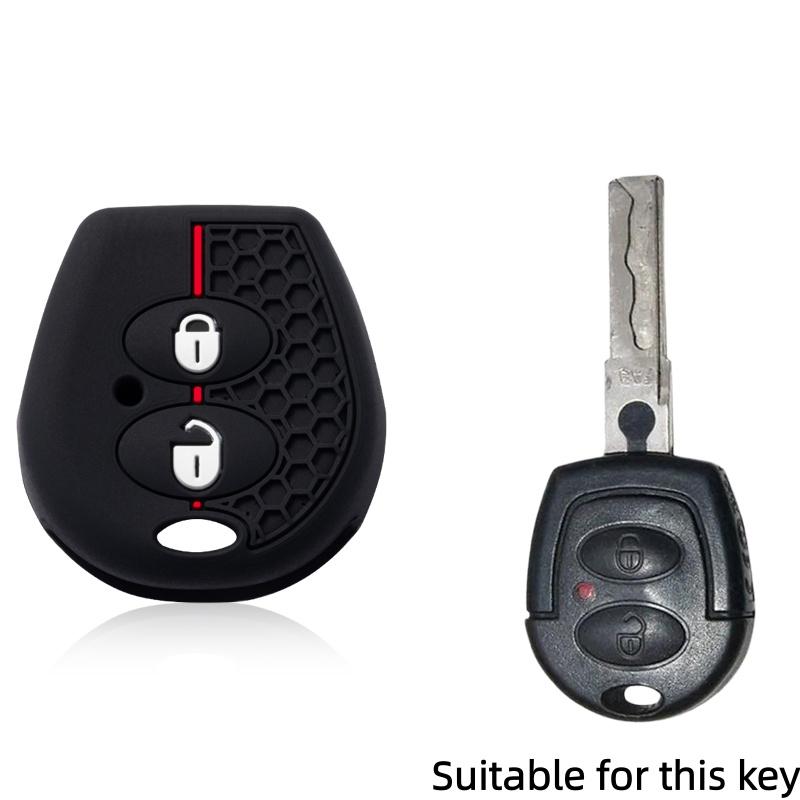 

2 Button Remote Silicone Key Cover Case For Vvw Polo Golf Passat Bora Sharan For Skoda Octavia Fabia For Seat Corboda Leon Ibiza чёрный